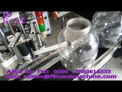 Mesin pelabelan perekat otomatis untuk botol bundar besar