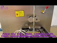 Mesin pengemas kantong segel strip belakang cair