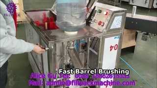 2147 J5 Kroasia Mesin Penyikat Barel Dua Stasiun Pelepasan Tutup Semi-Otomatis