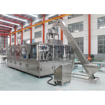 Lini Produksi Mesin Pembotolan Air Mineral 1200bph Lengkap Mesin Pengisian Air Botol 5 Galon / 20L pemasok