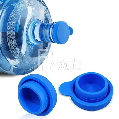 Dapat Digunakan Kembali 5 Galon Air Silicone Caps Top No Splash Tutup Penutup Untuk Botol pemasok