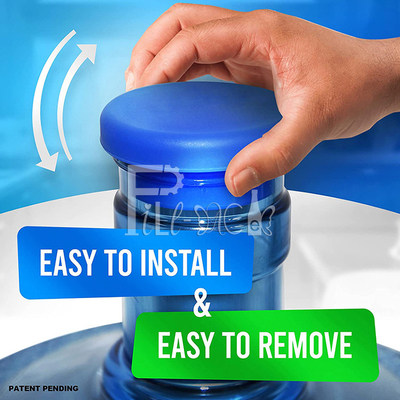 Dapat Digunakan Kembali 5 Galon Air Silicone Caps Top No Splash Tutup Penutup Untuk Botol pemasok