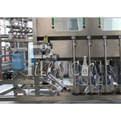 600BPH 5 galon mesin pengisian air kemasan Perangkat lini produksi air minum kemasan pemasok
