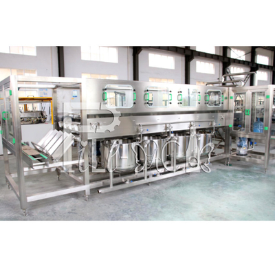 600BPH 5 galon mesin pengisian air kemasan Perangkat lini produksi air minum kemasan pemasok