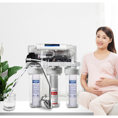 Filter Air Reverse Osmosis Digunakan di Rumah 10/20 Inch 5 Tahap Mesin RO Homestyle pemasok