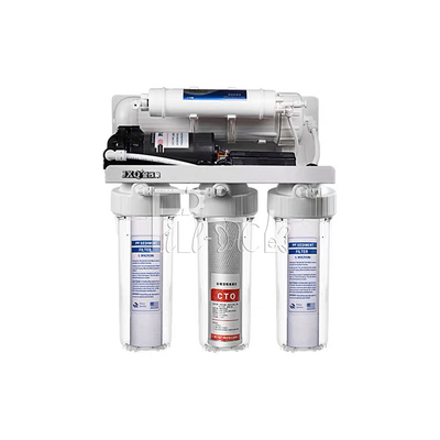 Filter Air Reverse Osmosis Digunakan di Rumah 10/20 Inch 5 Tahap Mesin RO Homestyle pemasok