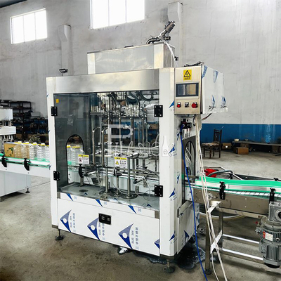 Mesin Pengisi Jus Air Cair Otomatis Botol Toples Plastik Multi Kepala pemasok
