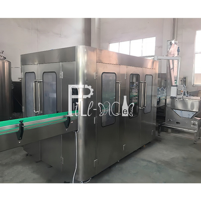 3L / 5L / 10L Mesin Pengisian Botol Mineral Jalur Air Murni 3 In 1 Plastik 1000BPH 7.5KW pemasok