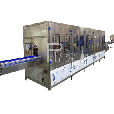3 In 1 Monoblock Mesin Pembilas Air Mineral Mengisi Capping 900BPH 10L Botol Plastik pemasok