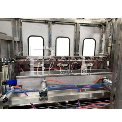 3 In 1 Monoblock Mesin Pembilas Air Mineral Mengisi Capping 900BPH 10L Botol Plastik pemasok
