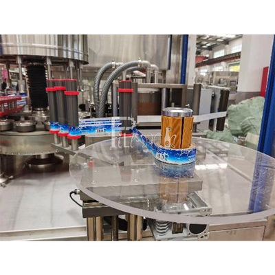 Rotary OPP Bottle Labeller Hot Glue Melt Labelling Machine peralatan Label Aplikator untuk Pabrik Air Botol Plastik pemasok