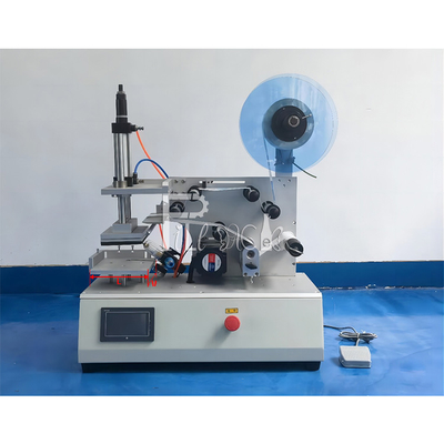 Stoples Labeller Botol Datar Persegi Semi-Otomatis Satu Sisi atau Sisi Ganda Peralatan Mesin Pelabelan Stiker Perekat pemasok