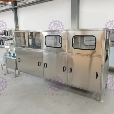 100BPH 3 Galon Lini Produksi Pengisian Air Dengan Overflow Valve pemasok