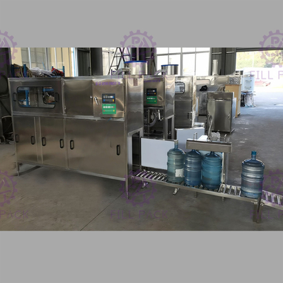 Otomatis 5mm Level 120BPH Galon Filling Line Kontrol PLC pemasok