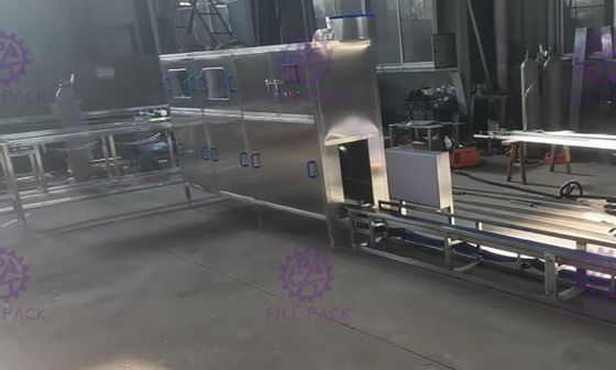 Mesin Pengisian Stainless Steel 304 120 BPH 5 Galon pemasok