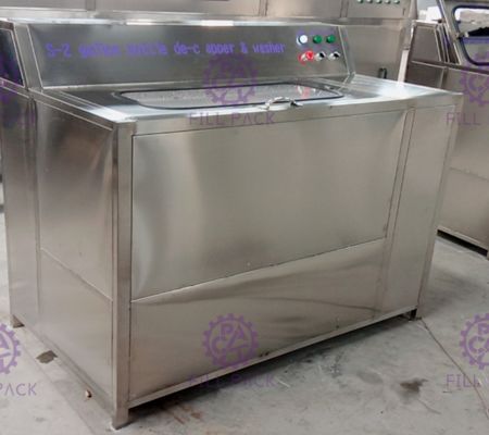S-2 2 Stasiun 5 Gallon Botol Rinser dengan air alkali panas pemasok