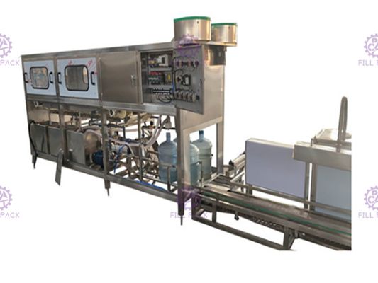300bph 18.9l 5 Galon Water Filling Machine Kontrol Plc Otomatis pemasok