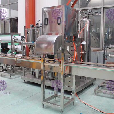 600BPH Full Automatic Four Line Monoblock Gallon Filling Machine Dengan Overflow Valve pemasok