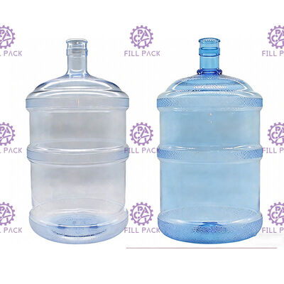 Botol Plastik 18,9 Liter 600BPH Galon Mengisi Baris pemasok