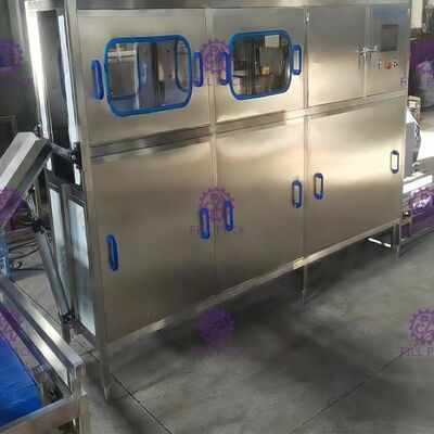 Makan Pengisian Otomatis SUS 304 120 BPH Gallon Filling Line pemasok