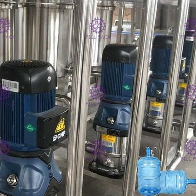 300bph 18.9l 5 Galon Water Filling Machine Kontrol Plc Otomatis pemasok