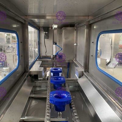 120bph PLC Sus304 5 Peralatan Pembotolan Air Galon pemasok