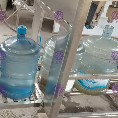 Mesin Pengisian Stainless Steel 304 120 BPH 5 Galon pemasok