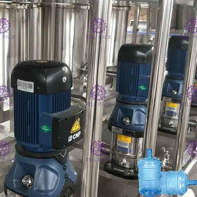 Electric Driven Full Automatic 450BPH 20L Botol 5 Mesin Pengisi Botol Galon Untuk Air Mineral pemasok
