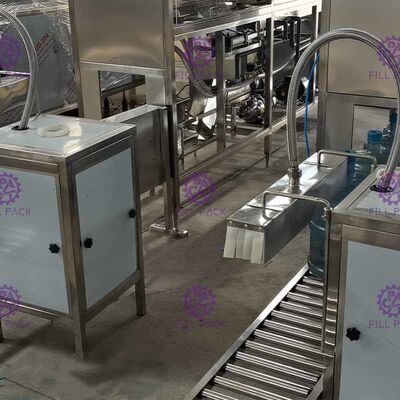 5mm Level Bucket 120BPH Mesin Botol Air 5 Gallon pemasok