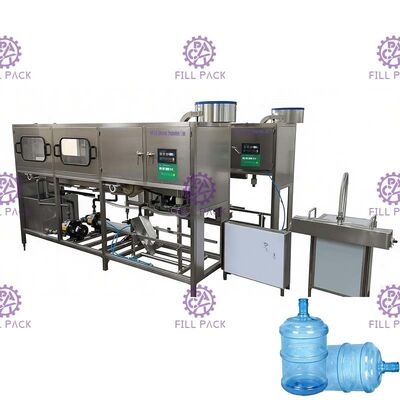 Sanitary 18.9L Monoblock 120 BPH Gallon Filling Line pemasok