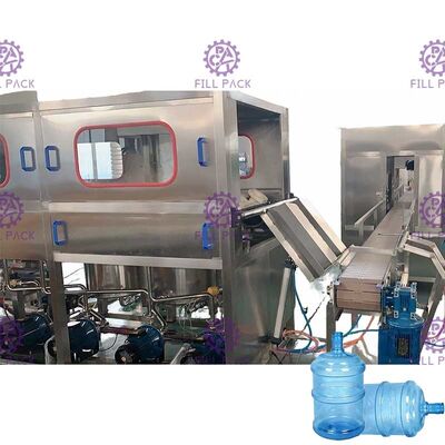 3400 * 1000 * 1750 SUS304 18.9L 300 BPH Gallon Water Plant pemasok