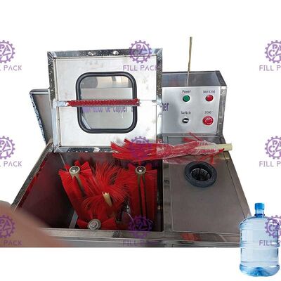 120BPH BS-1 Semiauto Barrel 5 Gallon Botol Cuci Dengan Tombol Scram pemasok