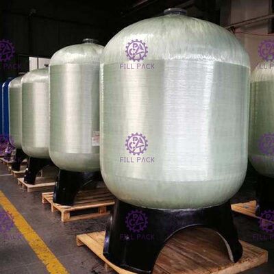 Fiberglass Water Treatment Machine Pressure Vessel Sand Filter FRP Tank pemasok