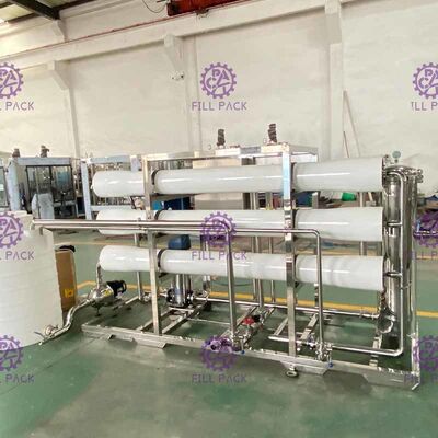 Sistem Mesin Perawatan Pembersih Reverse Osmosis RO 6000LPH RO pemasok
