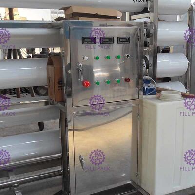 4TPH RO Pabrik Pemurnian Air Dengan CIP Unit TDS Meter pemasok