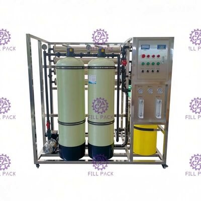 FRP Pre Filter Mesin Pengolahan Air Reverse Osmosis 500LPH pemasok