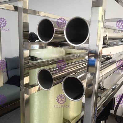 SS304 Membrane Housing 1500LPH RO Treatment Plant pemasok