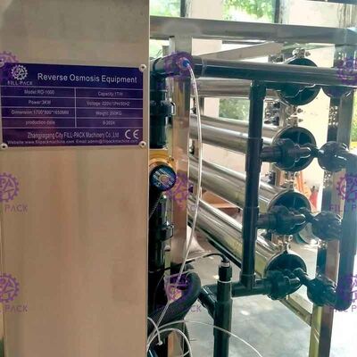 FRP Pre Filter Mesin Pengolahan Air Reverse Osmosis 500LPH pemasok