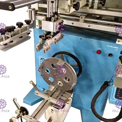 Semiauto Rotary Silk Screen Printing Bottle Labeller Photoelectricity Detection Untuk Botol 20l pemasok