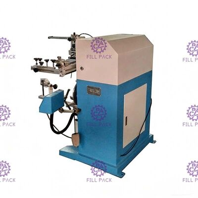 Semiauto Rotary Silk Screen Printing Bottle Labeller Photoelectricity Detection Untuk Botol 20l pemasok