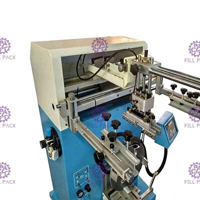 Semiauto Rotary Silk Screen Printing Bottle Labeller Photoelectricity Detection Untuk Botol 20l pemasok