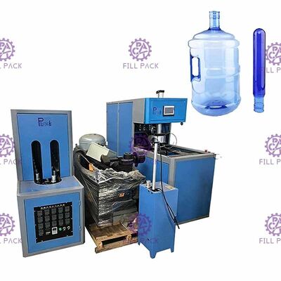 20 Liter PET Gallon Bottle Blowing Machine Konstruksi Kompak pemasok