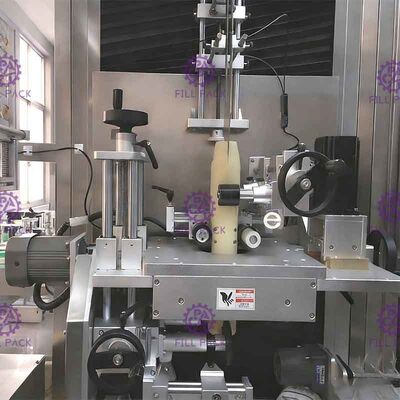 Pelabelan Leher Kepala Tunggal 28mm Gallon Labeler Otomatisasi Penuh pemasok