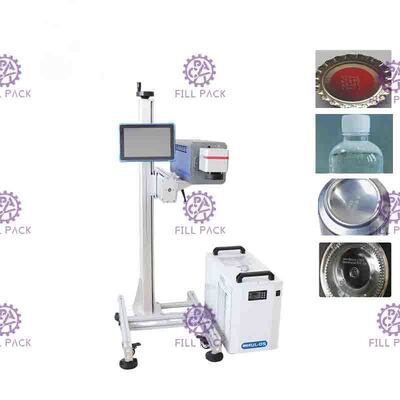 1KW udara Dingin Laser Tanggal Printing Line / Plant / Unit untuk botol minuman pemasok