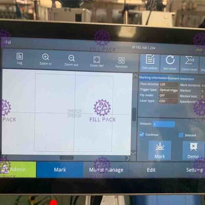 High Resolution Inkjet Coding Line / Unit for Bar Code Printing pemasok
