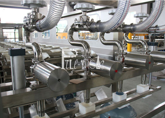 SS 304 20 Liter Jar Mengisi Mesin Dengan Mesin Pelabelan pemasok