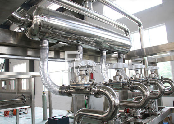 SS 304 20 Liter Jar Mengisi Mesin Dengan Mesin Pelabelan pemasok