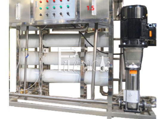 Botol Mengisi Mesin Pengolahan Air Reverse Osmosis 5TPH pemasok
