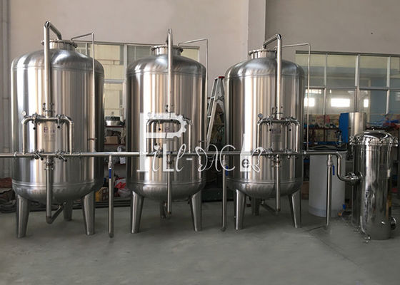 8040 Membran 8TPH Mesin Pengolahan Air Reverse Osmosis pemasok