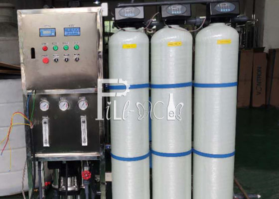 FRP Pre Filter Mesin Pengolahan Air Reverse Osmosis 500LPH pemasok